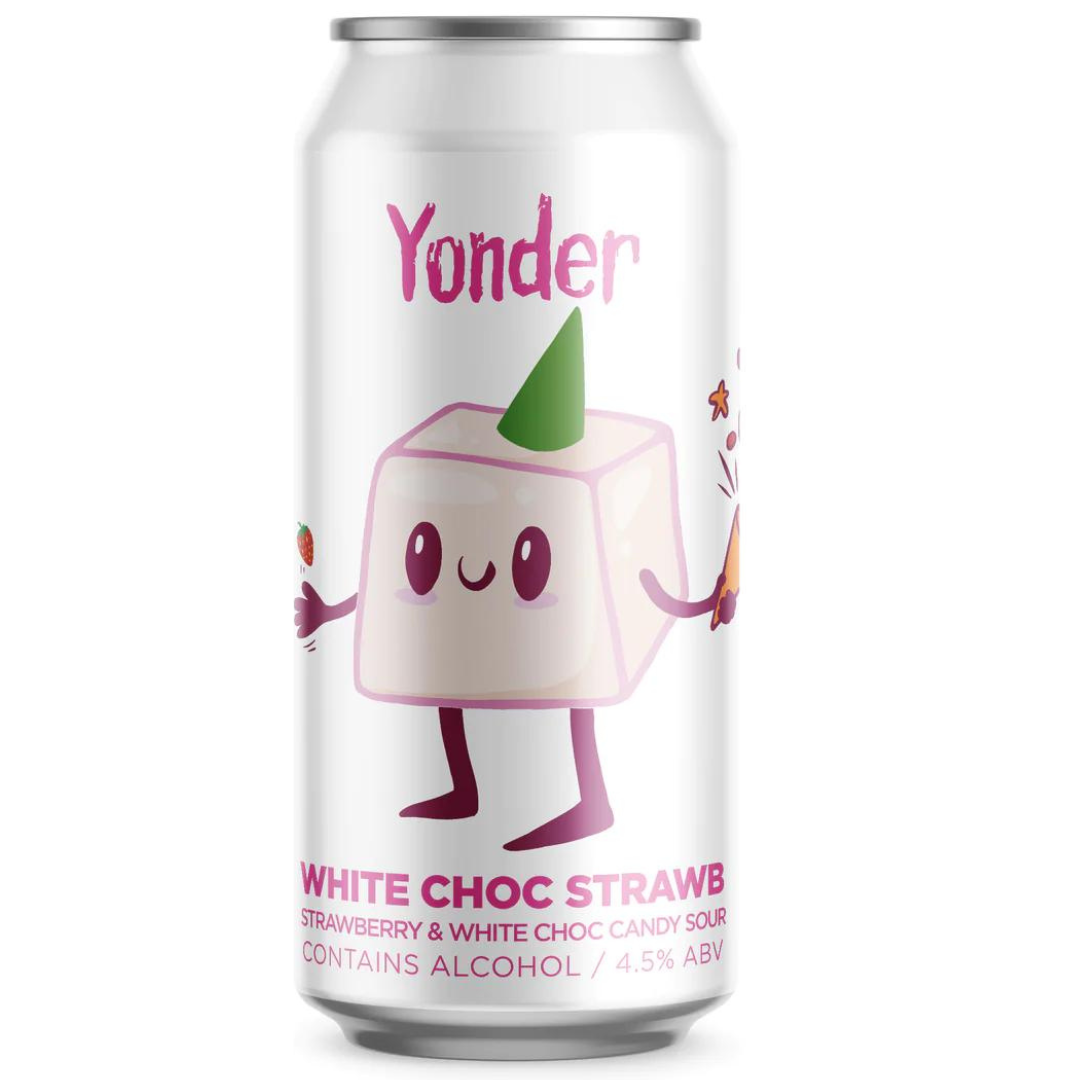 Yonder White Chocolate Strawberry Pastry Sour 4.5%