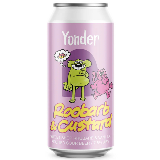 Yonder Roobarb & Custard Sweet Shop Sour 7.5%