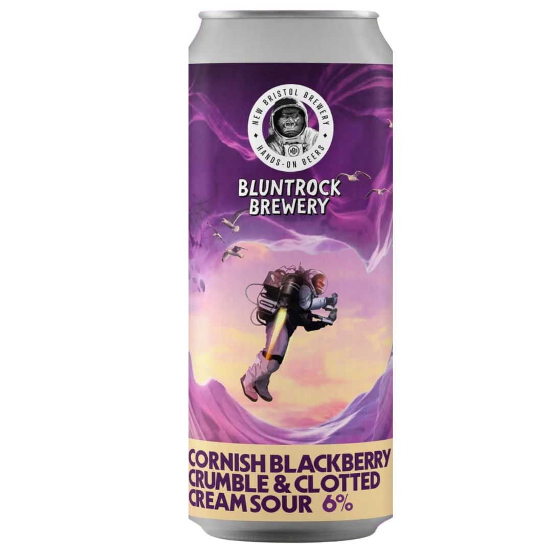 New Bristol Brewery x Bluntrock Cornish Blackberry Crumble & Clotted Cream Sour 6%