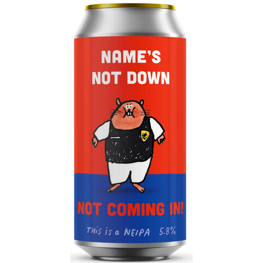 Pretty Decent Beer Names Not Down, Not Coming In NEIPA 5.8%