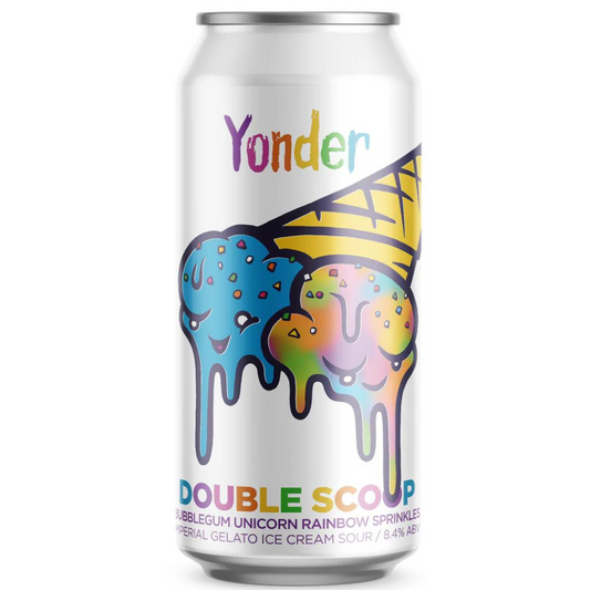 Yonder Bubblegum Unicorn Rainbow Sprinkles Ice Cream Sour 8.4%
