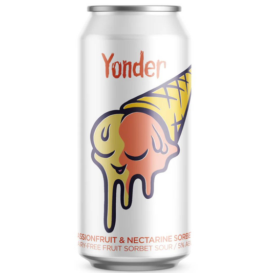 Yonder Passionfruit & Nectarine Sorbet Dairy Free Ice Cream Sour 5.0%